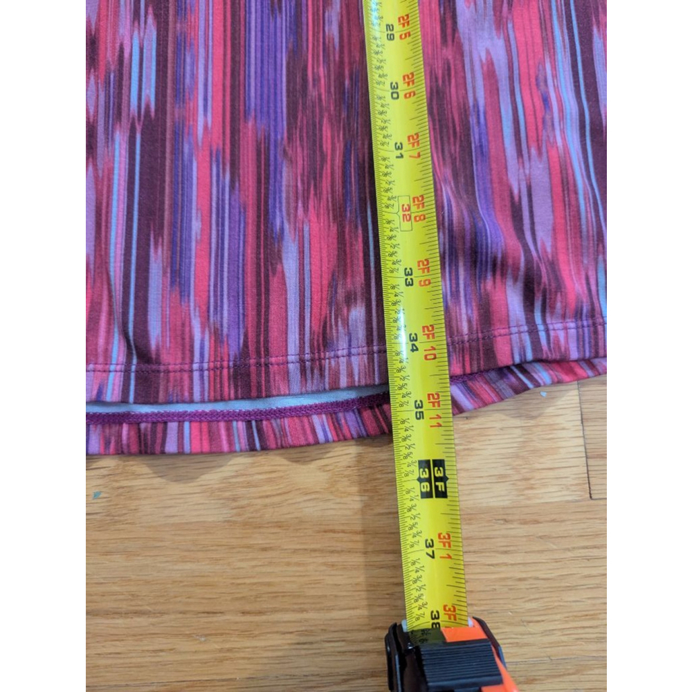 Prana Azalea Dress Purple Pink Patterned Extra Small XS - Picture 9 of 9
